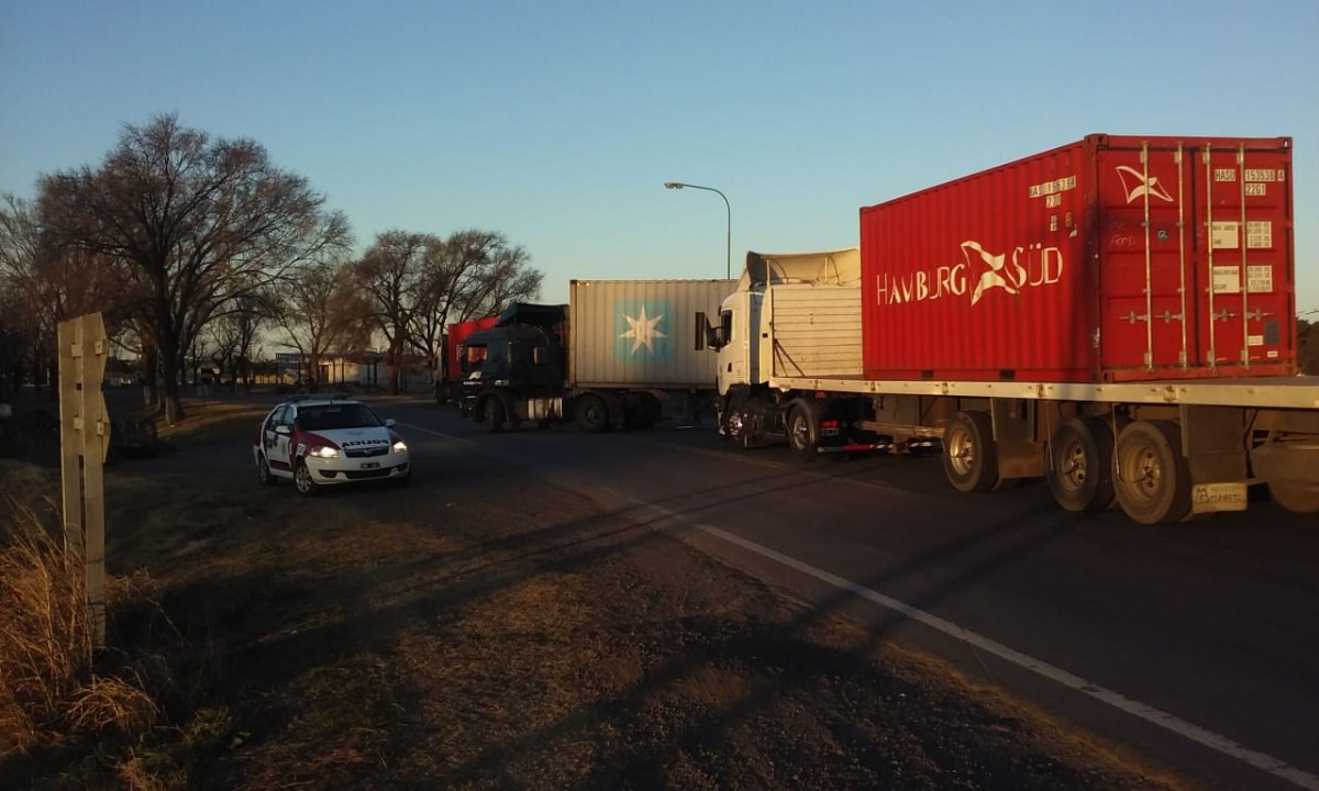 Accidente en el acceso a la ciudad
