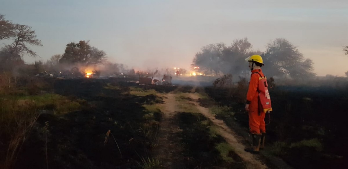 Incendio de pastizales
