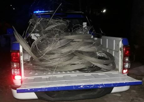En allanamientos en San Francisco y Laspiur recuperaron cables robados a EPEC