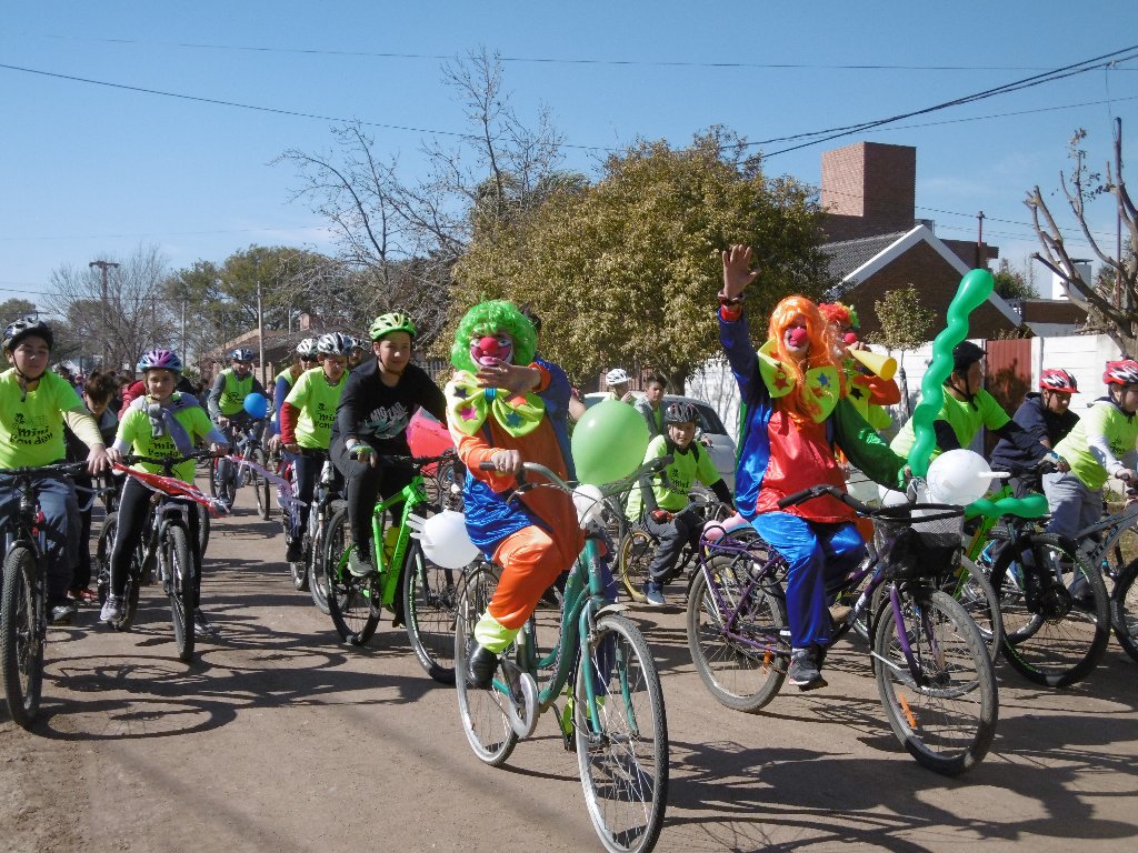 Multitudinaria Bicicleteada Parroquial