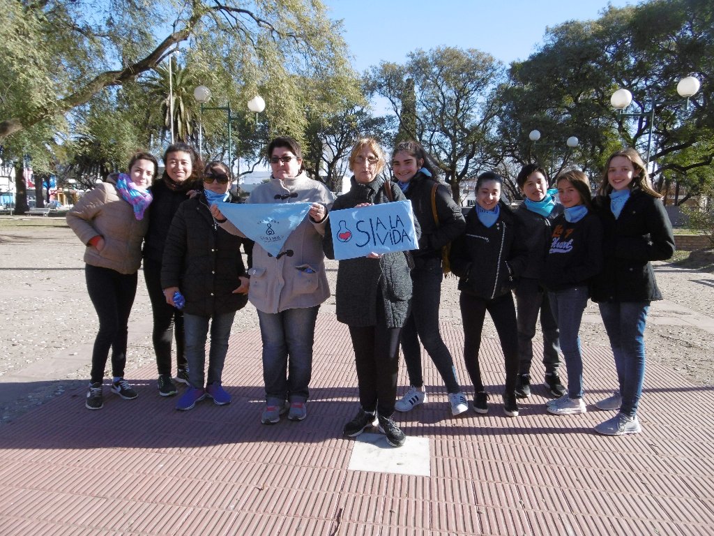 Aborto: en Las Varillas también manifestaron a favor y en contra de la despenalización