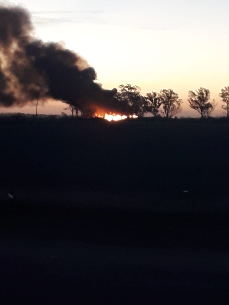 Otro día bravo para los Bomberos de Las Varillas