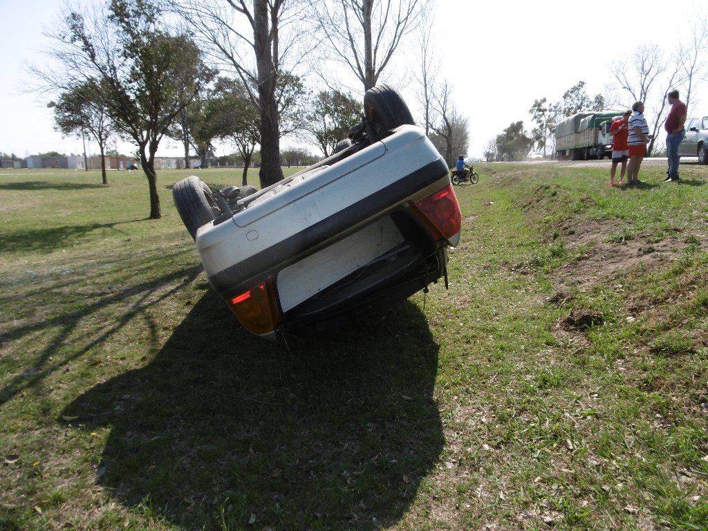Anticipo: accidente en el acceso norte de Las Varillas