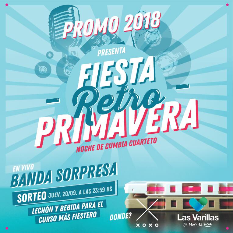 Presentaron la Fiesta Retro Primavera 2018