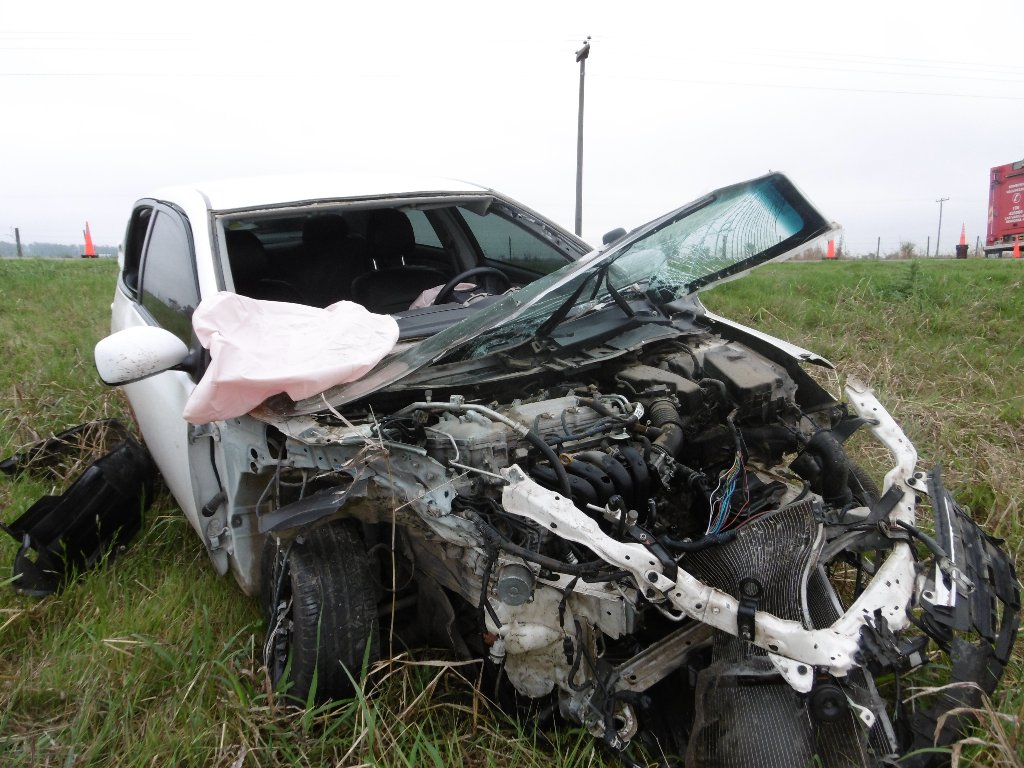 Choque Frontal en Ruta 158