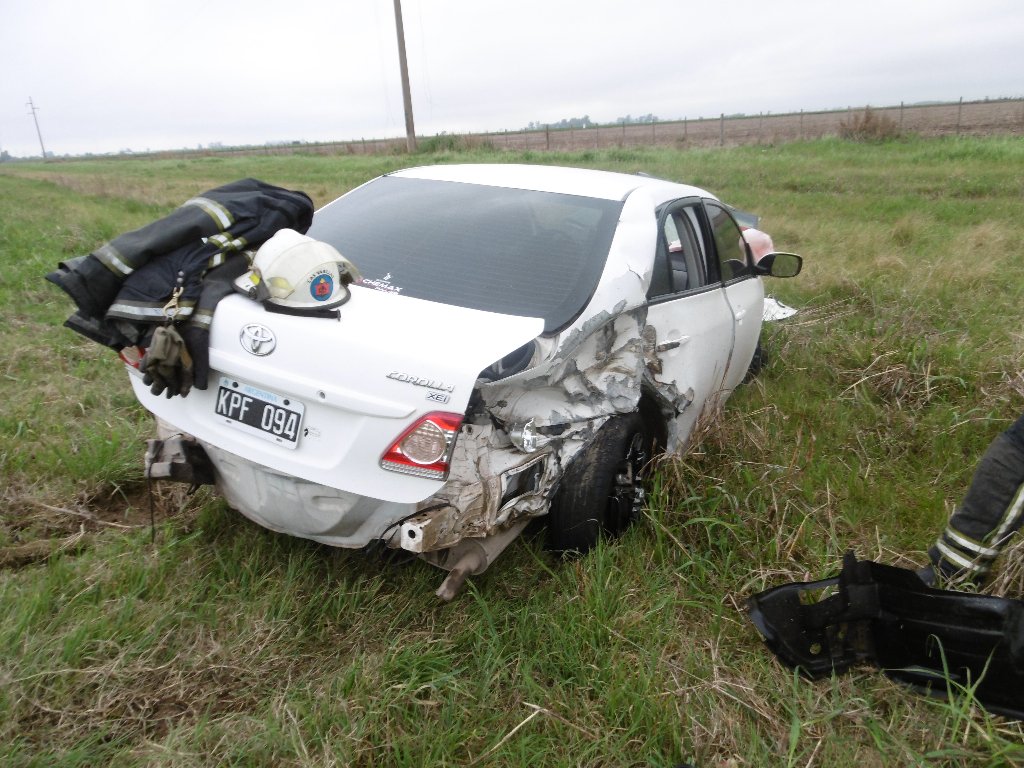 Choque Frontal en Ruta 158