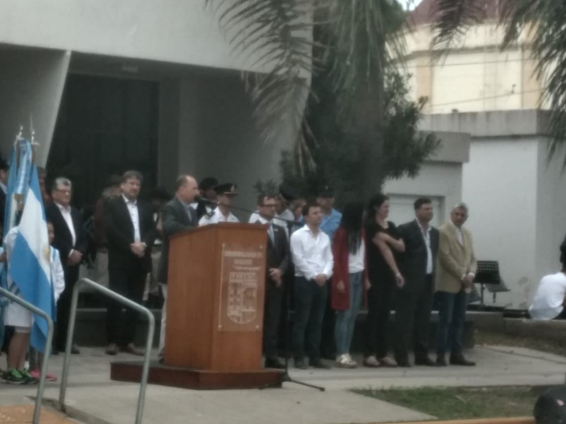 Fiestas Patronales de Sacanta: entregaron móvil policial