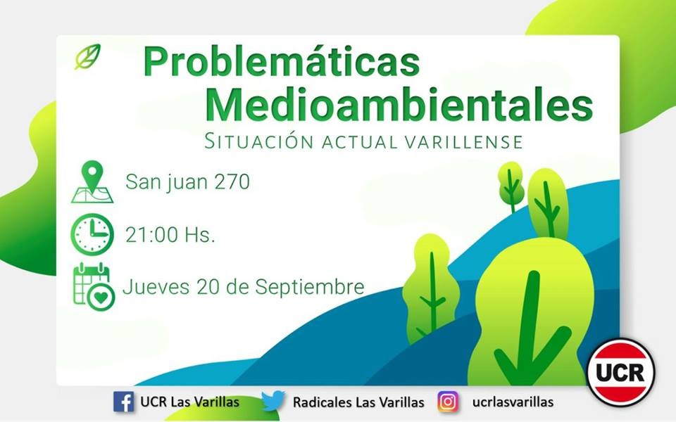 Charla sobre temas ambientales y la problemática varillense