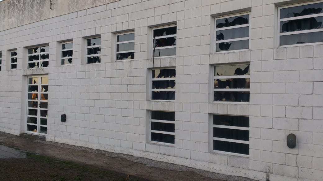 Fuerte temporal con granizo provocó numerosos daños en la región