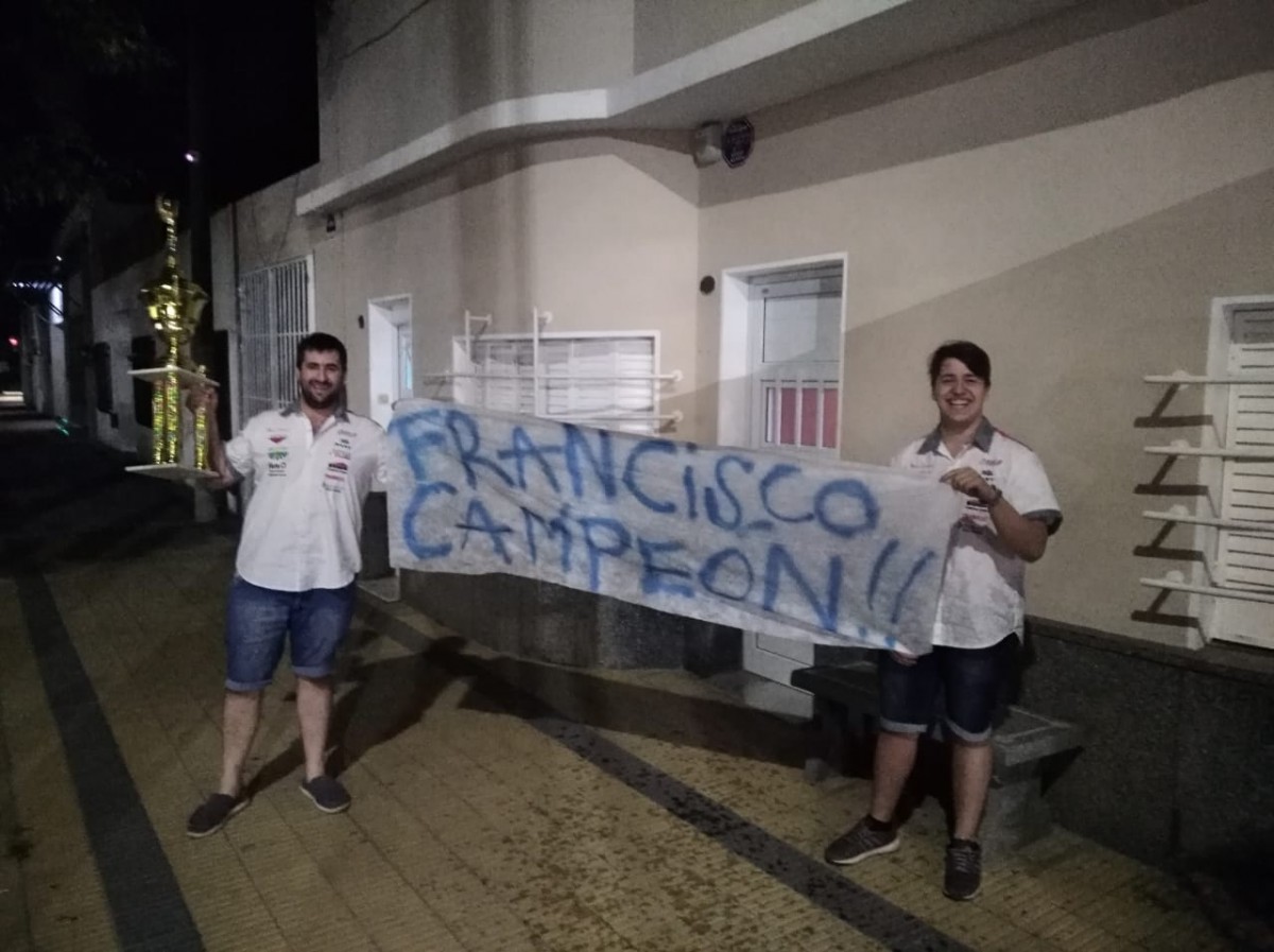 Francisco Baudo, primer campeón del Córdoba Pista 2018