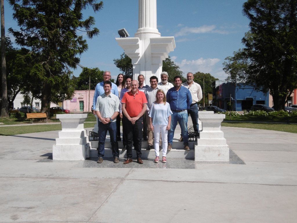 Chiocarello celebró 3 años de gestión con anuncios desde Plaza Independencia