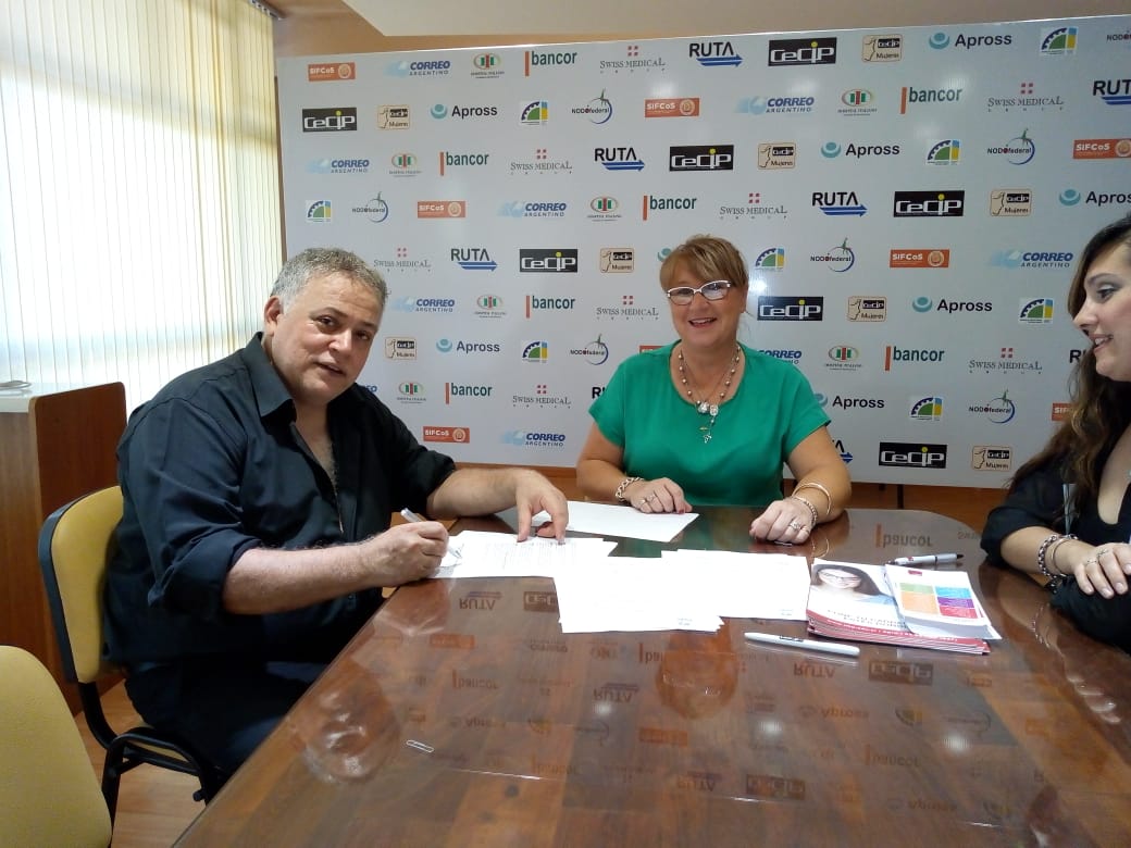 Firmaron importante convenio entre el CeCIP y la Sociedad Italiana