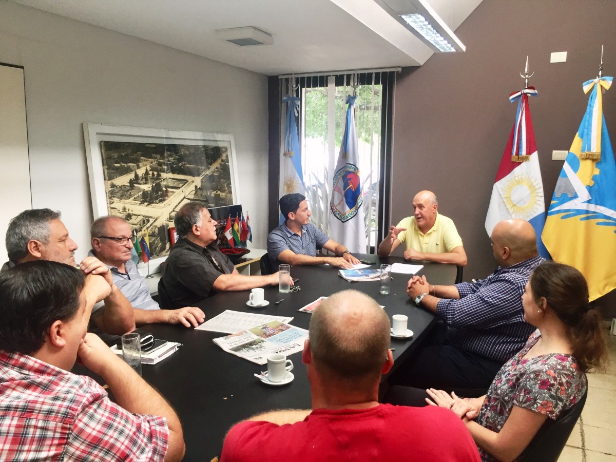 Chiocarello recibió a la nueva comisión del CeCIP