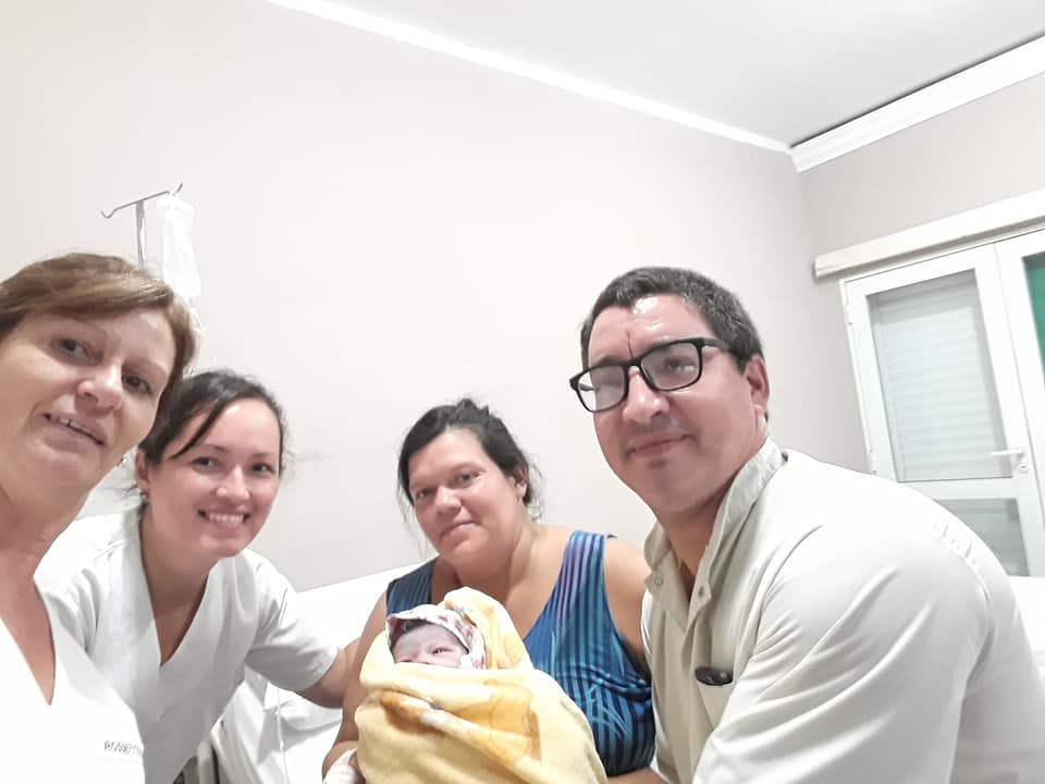 Se llama Sheila la primera beba del año en Las Varillas