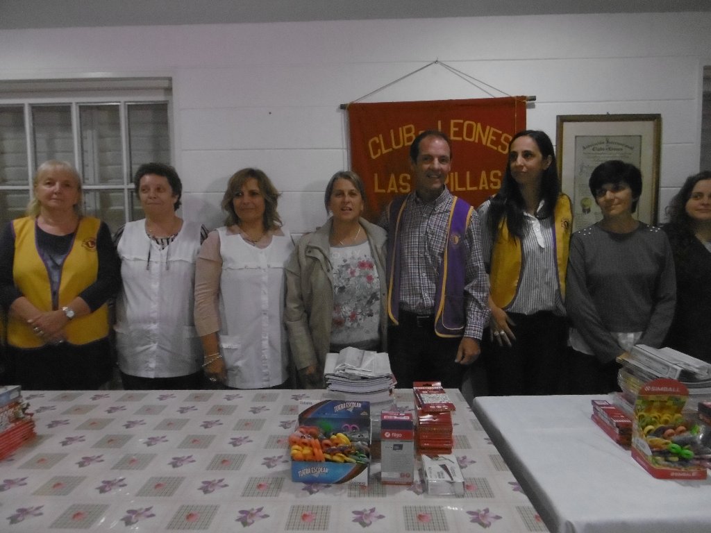 El Club de Leones entregó útiles escolares a escuelas primarias  de la ciudad