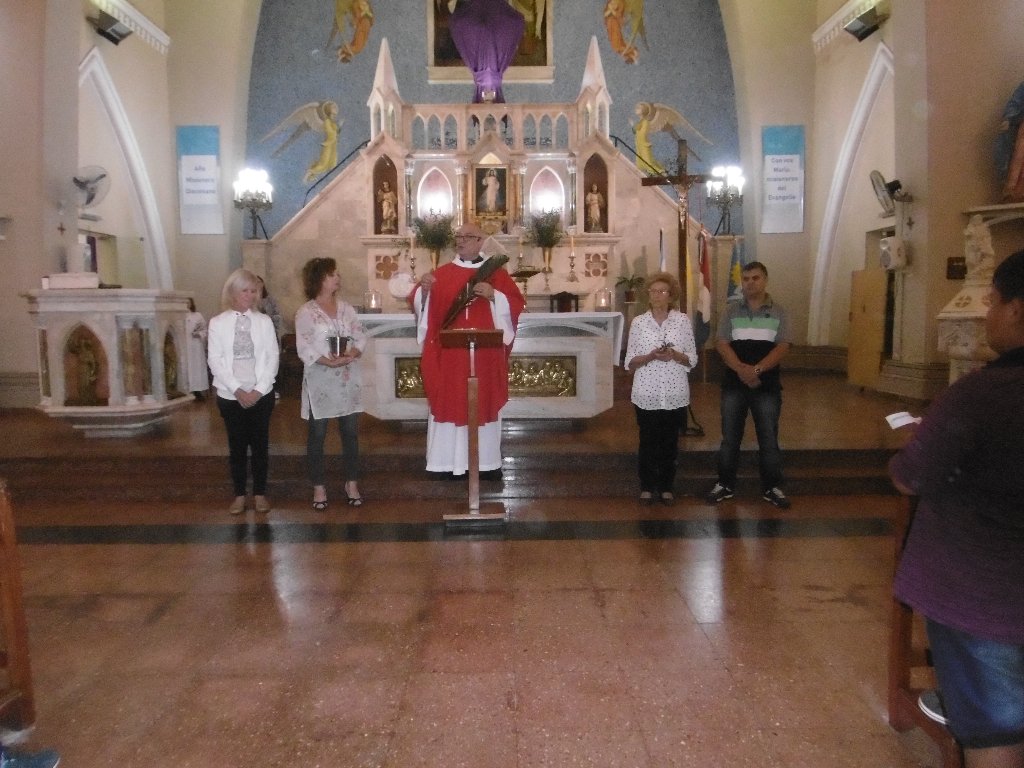 Bendición de ramos de olivo en Las Varillas