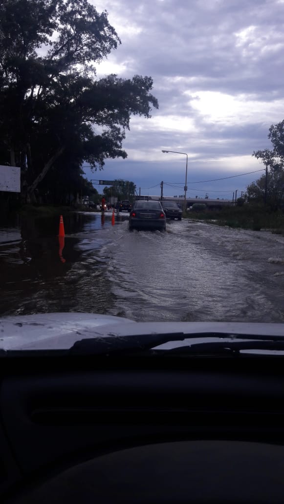 Las copiosas lluvias causaron cortes de ruta y  evacuados en localidades de la región. Las más afectadas El Arañado y Laspiur