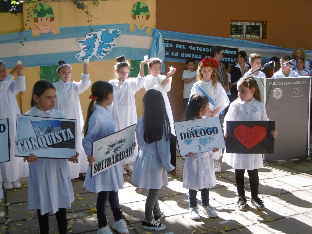 Emotivo acto por Malvinas en Las Varillas