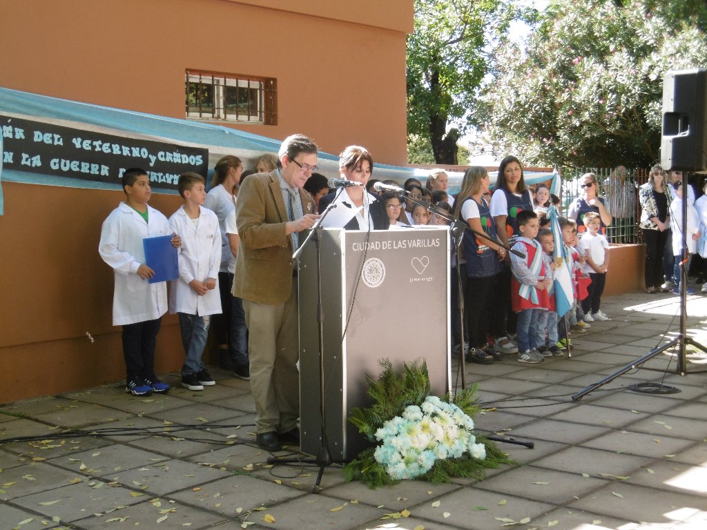 Emotivo acto por Malvinas en Las Varillas