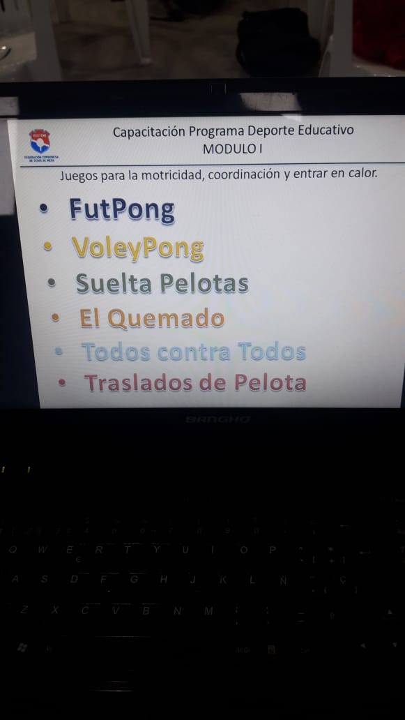 Dictaron capacitación para Tenis de Mesa