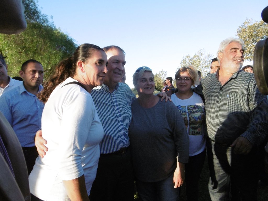 Schiaretti y Calvo recorrieron obras e hicieron anuncios