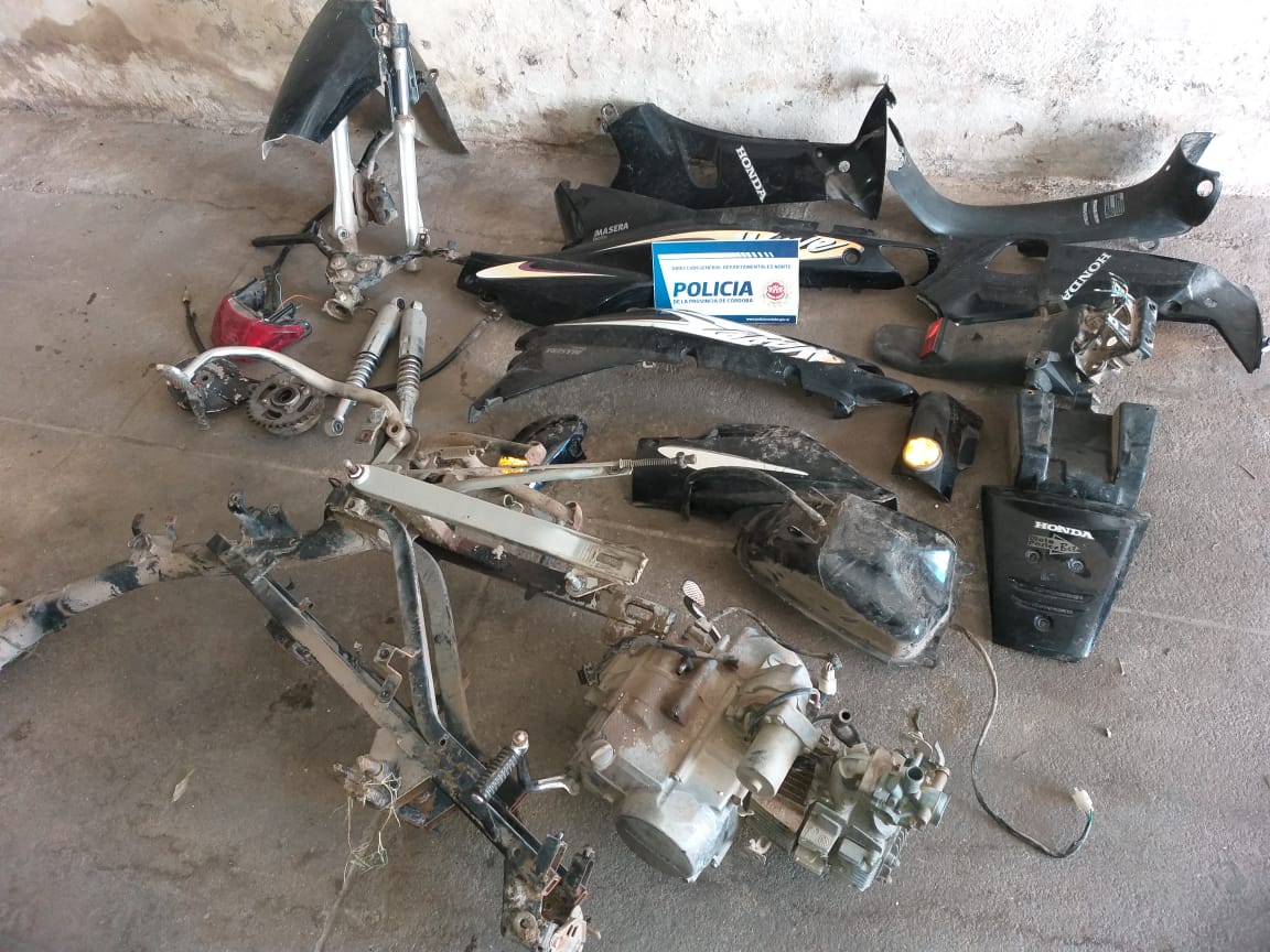 Recuperan moto robada e investigan un arrebato