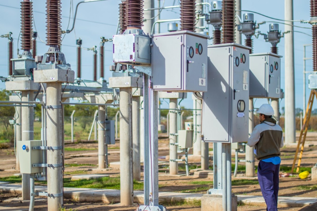 Está pronta a  funcionar de la Estación Transformadora de EPEC en Las Varillas