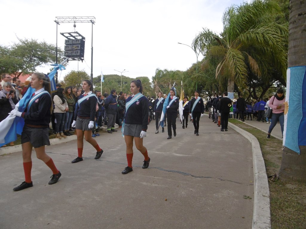 Gran desfile del Día de la Bandera en el Centro Cívico