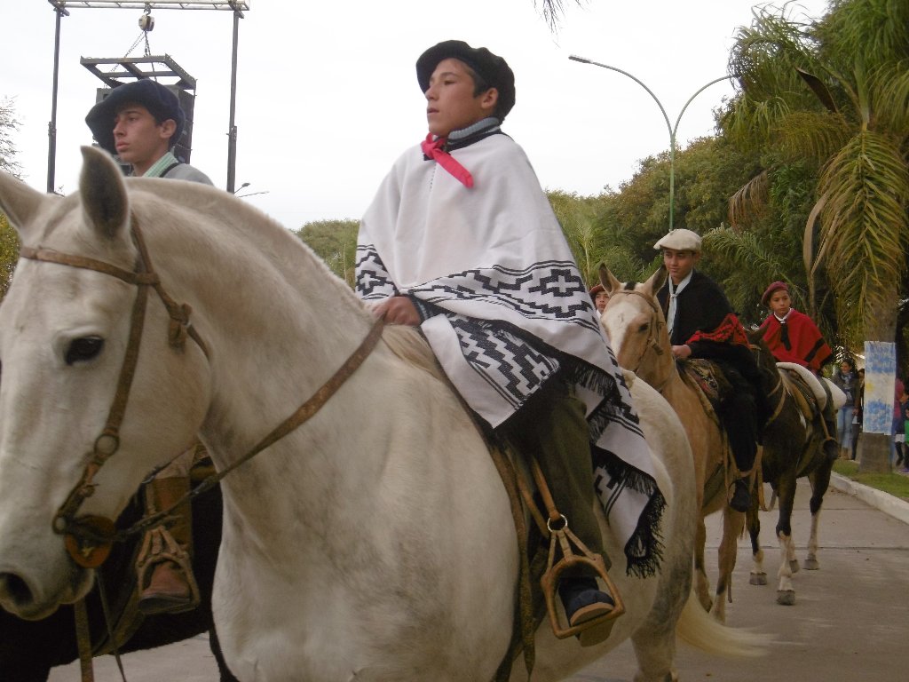Gran desfile del Día de la Bandera en el Centro Cívico