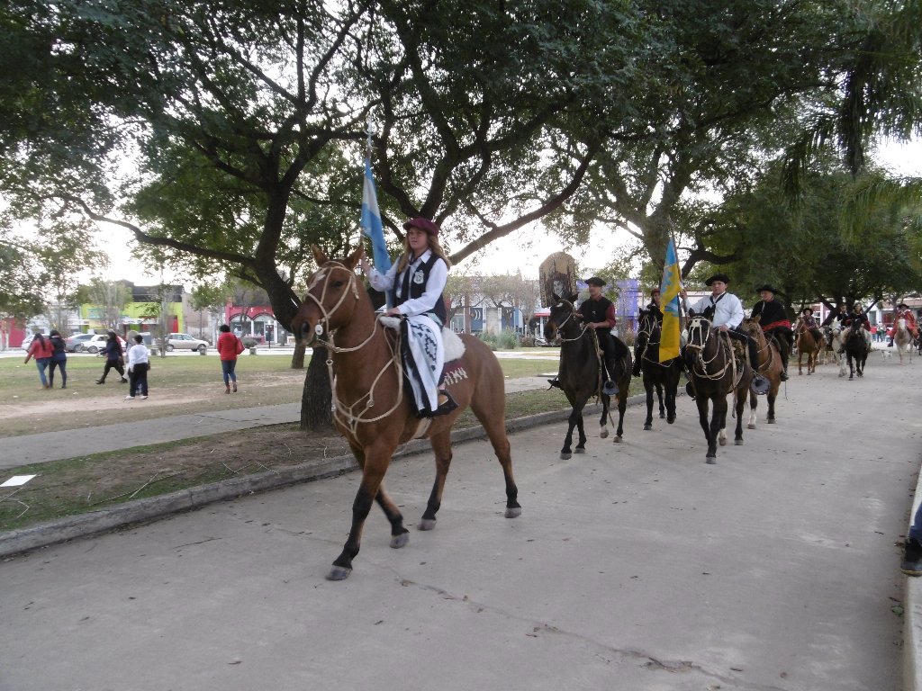 Gran desfile del Día de la Bandera en el Centro Cívico
