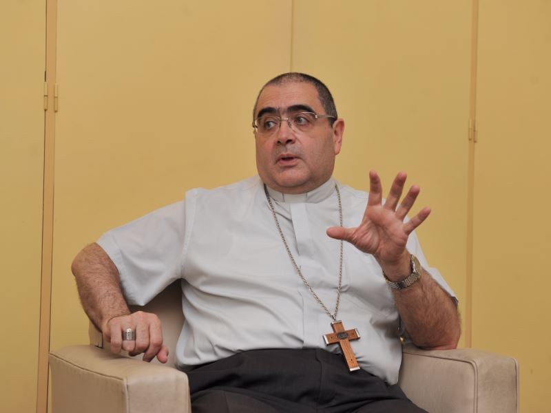 Monseñor Buenanueva expresó que hay que lograr una gran acuerdo nacional para salir de la crisis