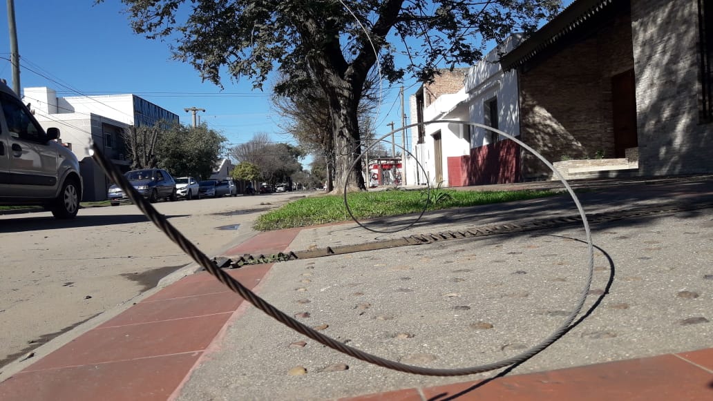 Un accidente vial provocó un corte de energía en la zona No Industrial