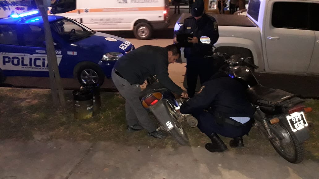 Entre viernes y sábado, secuestro de motos y un accidente en Las Varillas
