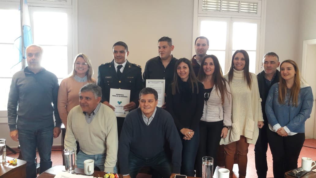 Distinguieron al Oficial Subinspector Oronado por una acción que salvó la vida de un niño