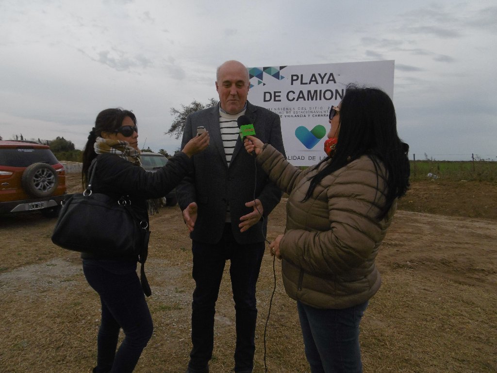 Inauguraron la Playa de Camiones. Comenzará a funcionar en octubre