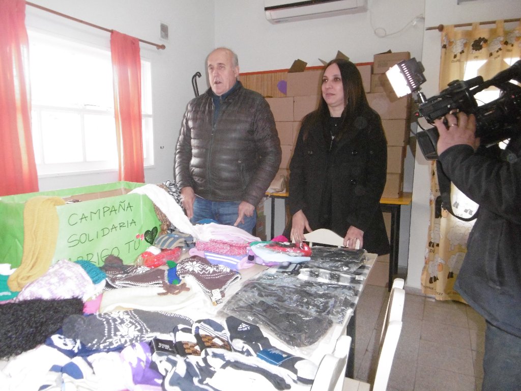 Entregaron ropa de la Campaña Abrigo tu Corazón