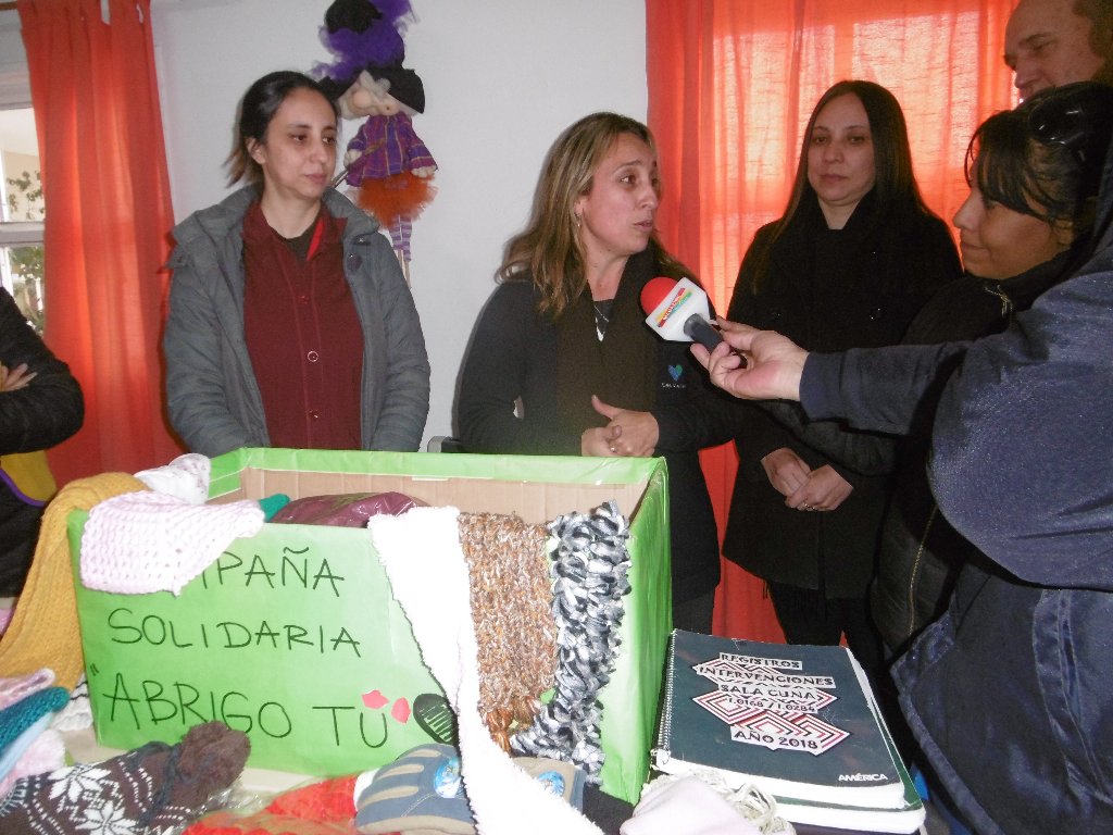 Entregaron ropa de la Campaña Abrigo tu Corazón