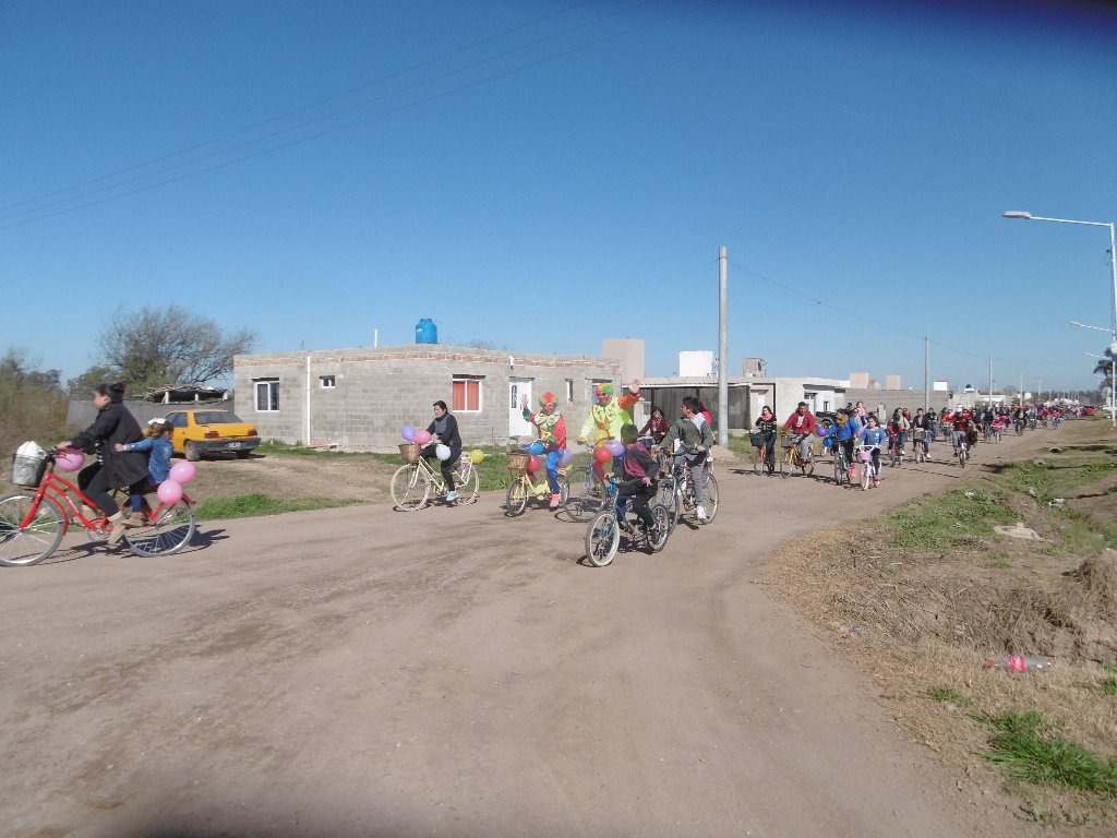 Multitudinaria Bicicleteada Parroquial