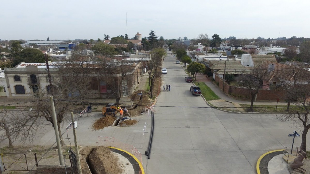 Avanza a buen ritmo la obra de conexión con la nueva estación de EPEC.