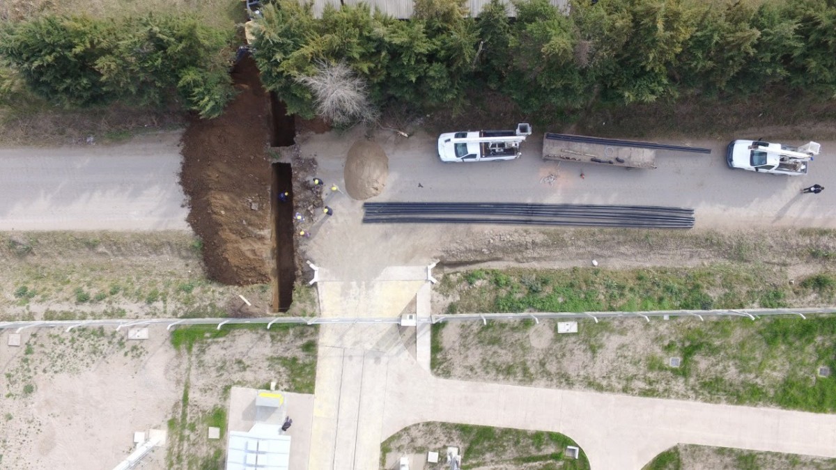 Avanza a buen ritmo la obra de conexión con la nueva estación de EPEC.