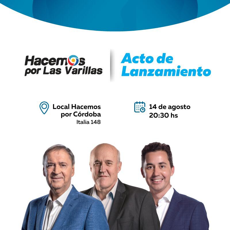 Daniel Chiocarello hace su acto de lanzamiento