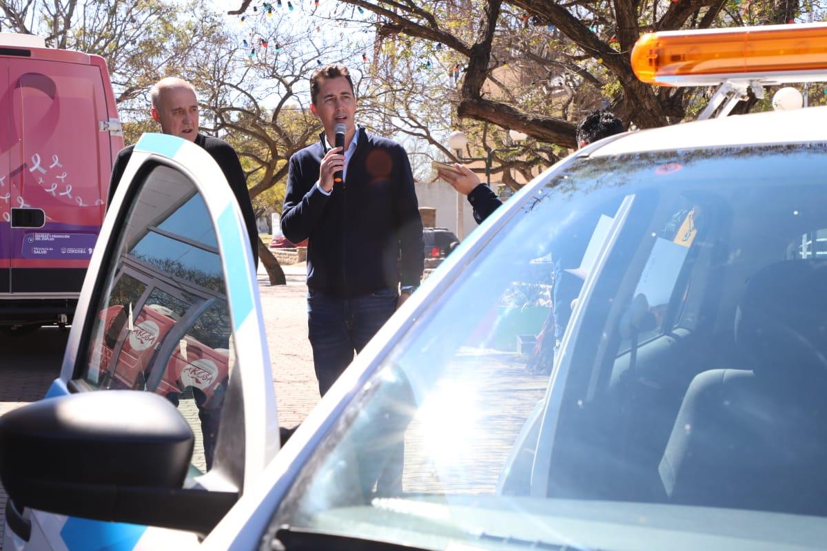 Calvo entregó una nueva unidad para Seguridad Ciudadana