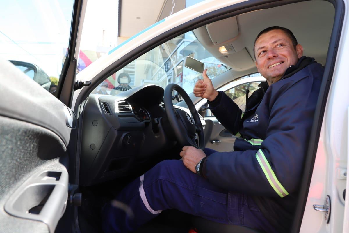 Calvo entregó una nueva unidad para Seguridad Ciudadana