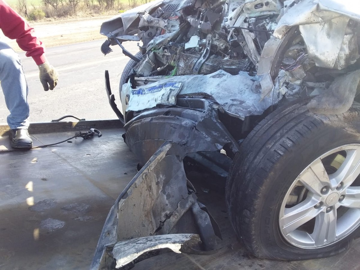 Cuatro personas fallecieron luego de un choque frontal  a la altura de Trinchera