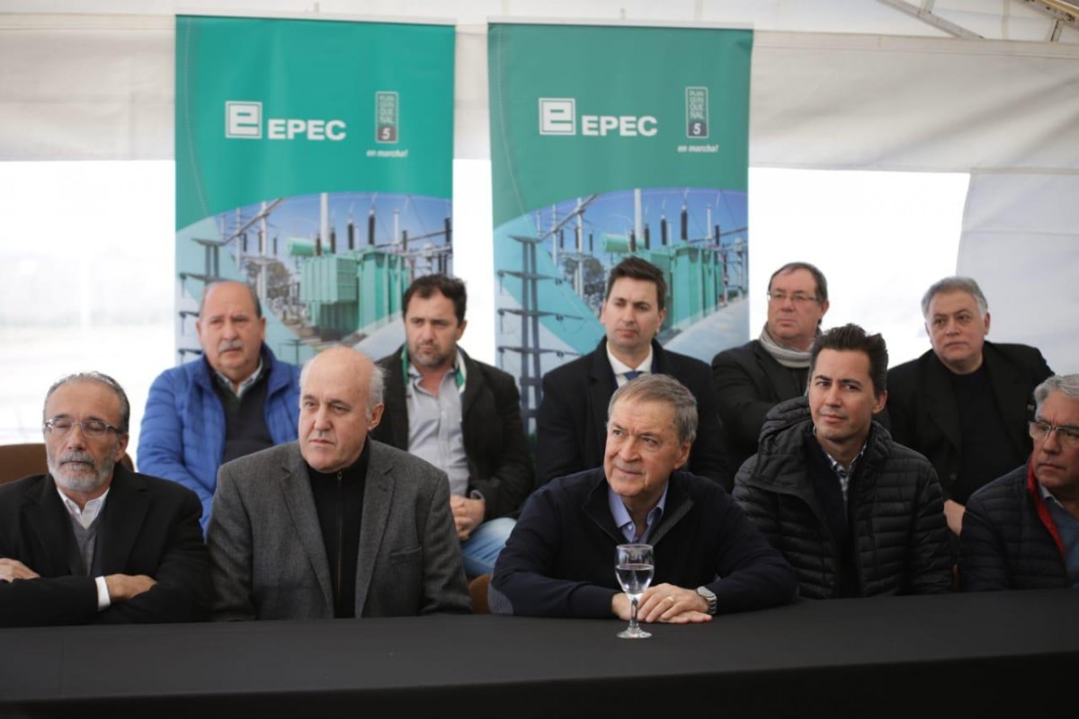 Schiaretti dejó habilitada la Central Transformadora de EPEC en Las Varillas