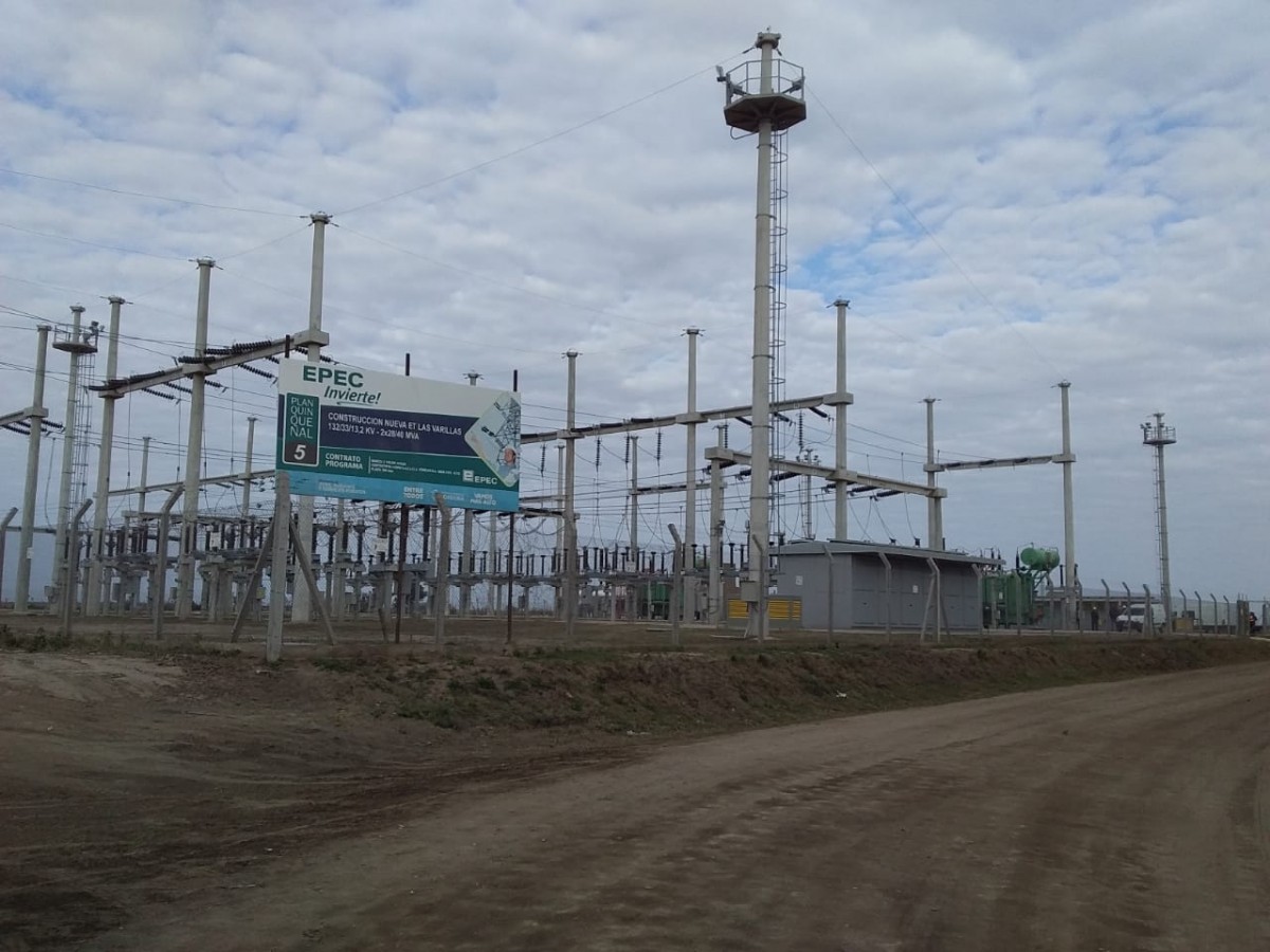 Schiaretti dejó habilitada la Central Transformadora de EPEC en Las Varillas