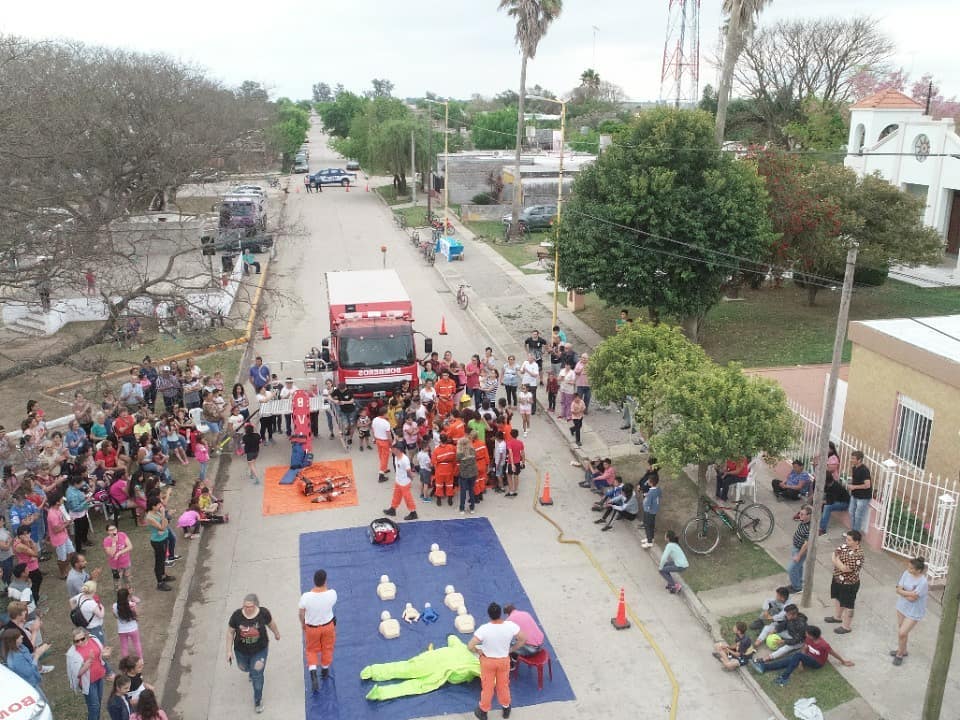 El cuartel de Bomberos de Las Varillas informó sobre la actividad del fin  de semana
