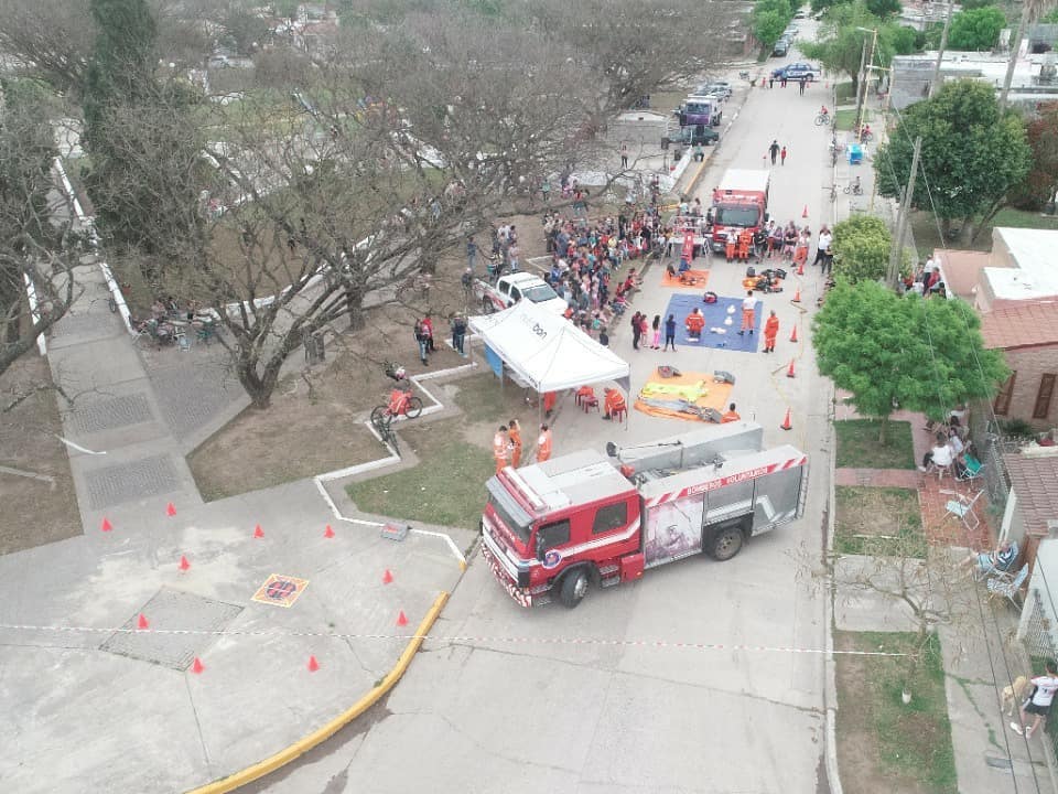 El cuartel de Bomberos de Las Varillas informó sobre la actividad del fin  de semana