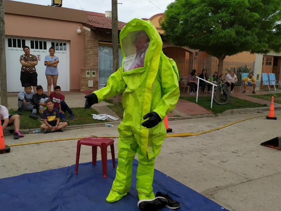 El cuartel de Bomberos de Las Varillas informó sobre la actividad del fin  de semana