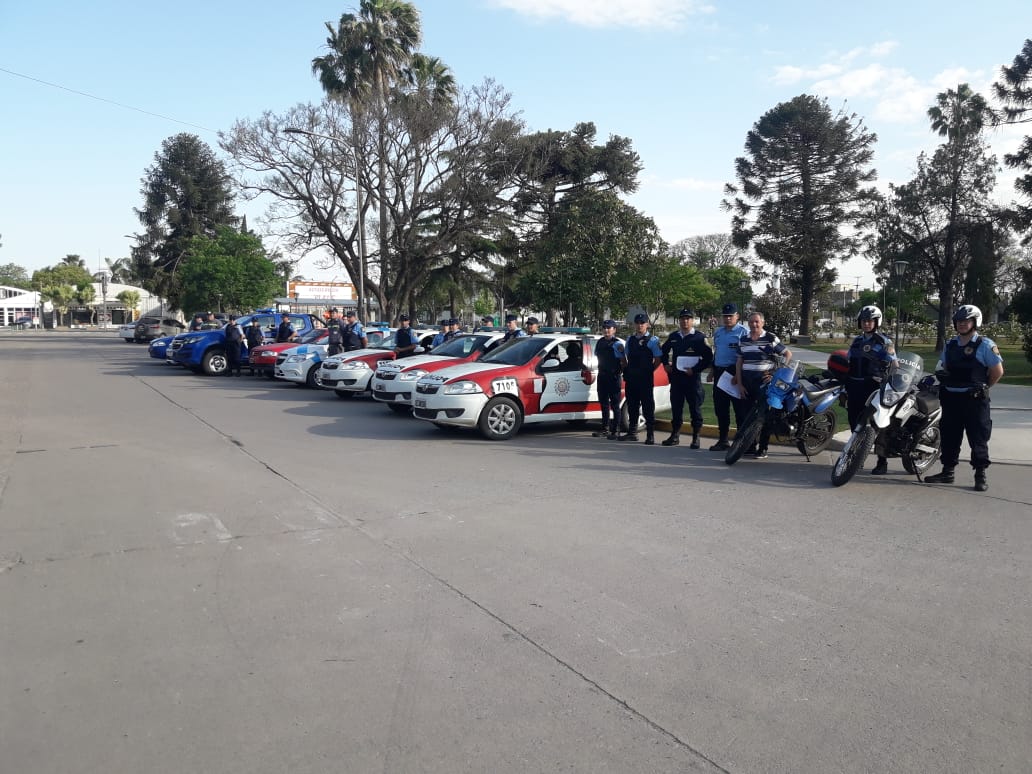 Operativos de prevención en calles de la ciudad